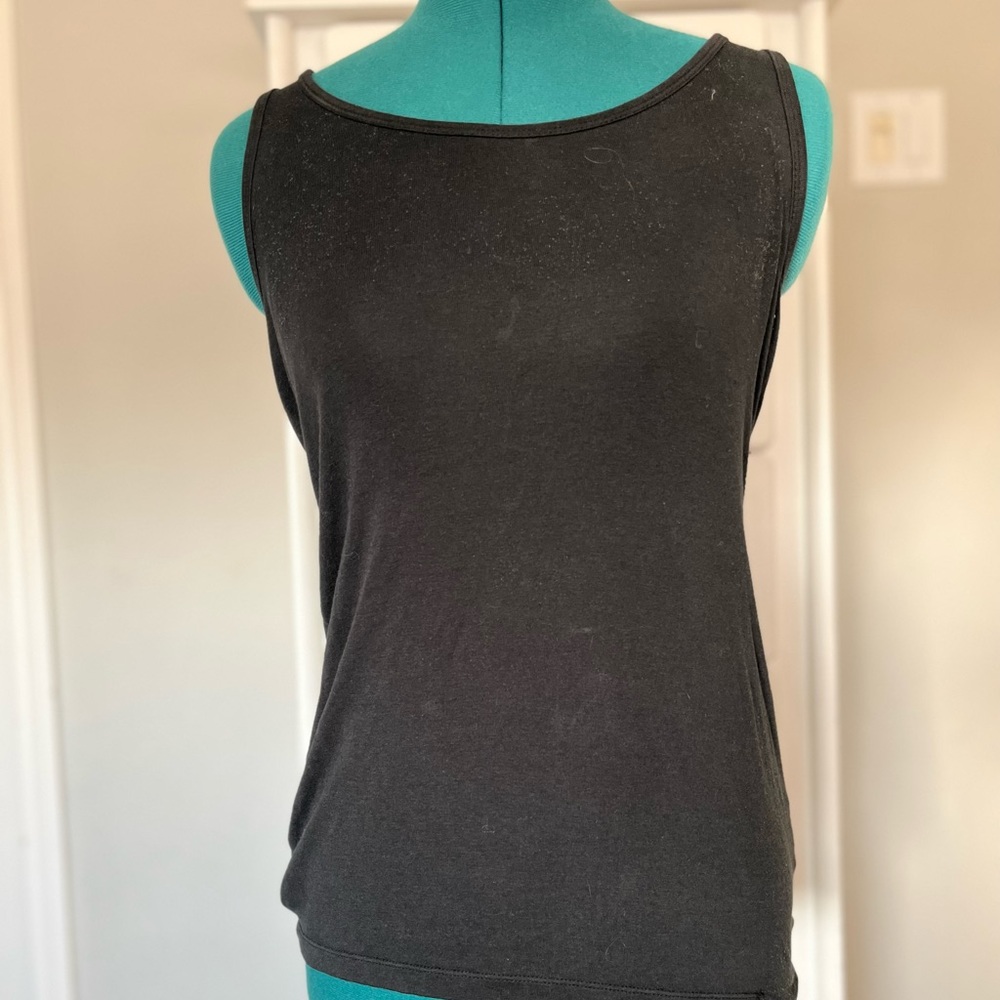 Black tank top